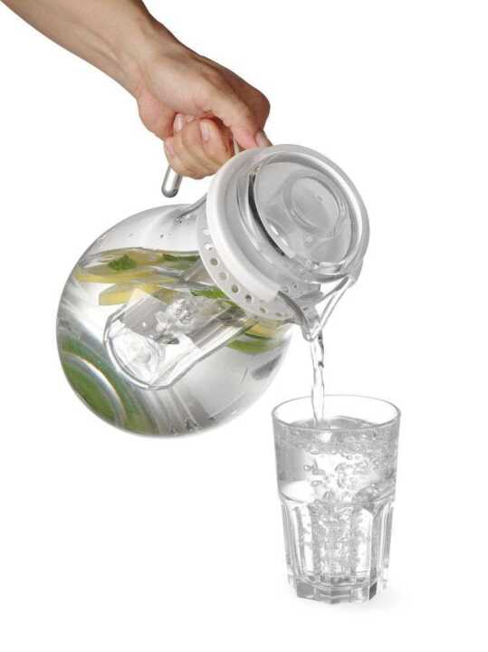Jarro com tubo para cubos de gelo, 3L, ø170x(H)285mm