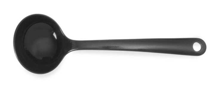Colher para molho, 0,07L, Preto, 235x75mm