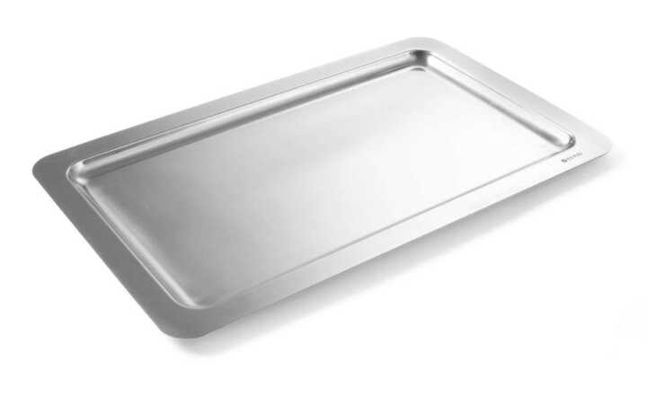 Tabuleiro de banquetes GN 1/1 com rebordo liso, GN 1/1, 530x325x(H)10mm