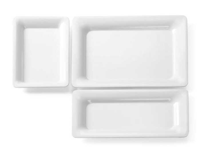 Tabuleiros Gastronorm com borda fina, GN 1/3, 325x177x(H)20mm