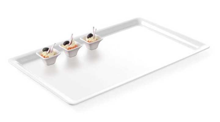 Tabuleiros Gastronorm com borda fina, GN 1/1, 530x325x(H)20mm