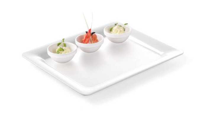 Tabuleiros Gastronorm com borda fina, GN 1/2, 325x265x(H)20mm