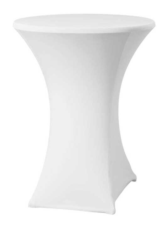 Cobertura para mesa de bar ø70-85cm, Branco, ø850x(H)1150mm