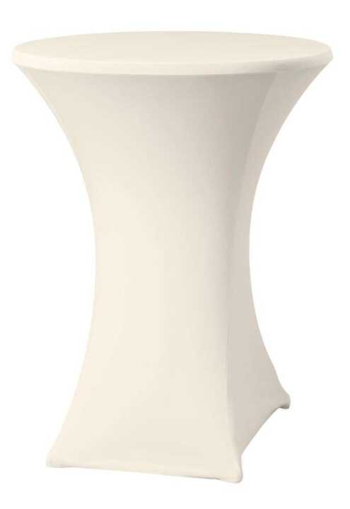 Cobertura para mesa de bar ø80-85cm, Branco, ø850x(H)1150mm