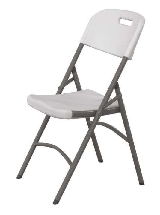 Cadeira de catering, Carga máxima: 180kg, Branco, 540x440x(H)840mm