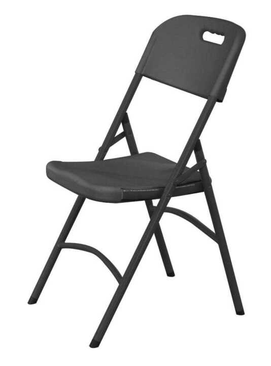 Cadeira de catering - preta, Carga máxima: 180kg, 540x440x(H)840mm