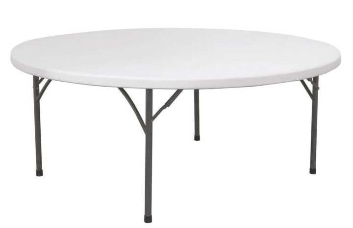Mesa de buffet redonda dobrável, ø1500x(H)740mm