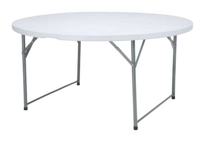 Mesa de buffet redonda dobrável, ø1500x(H)740mm