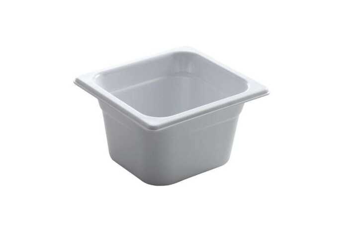 Recipientes em melamina, apenas recipiente, GN 1/6, 176x162x(H)100mm