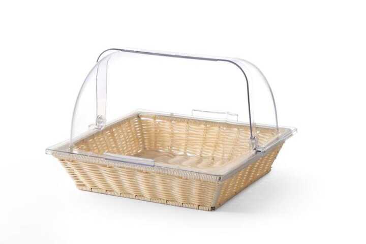 Cesto com tampa basculante, cesto e tampa, GN 2/3, 365x335x(H)245mm