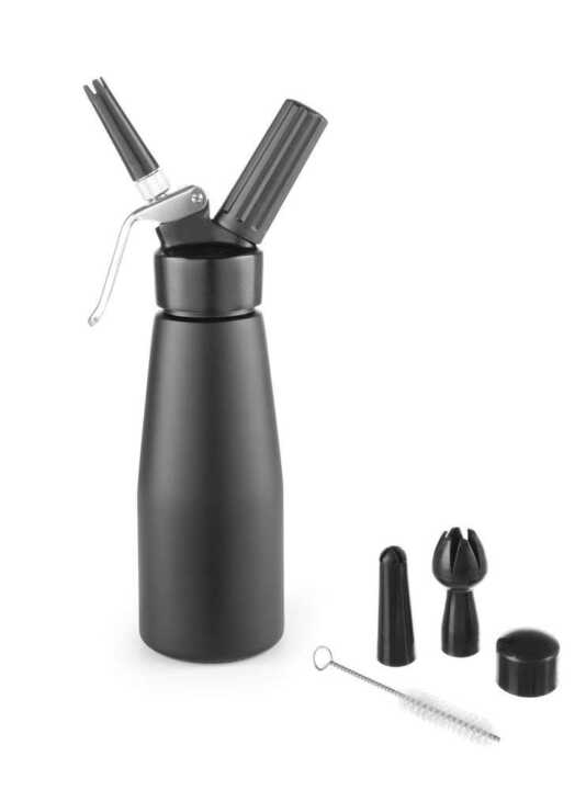 Sifão para natas preto, 0,5L, Preto, ø80x(H)260mm
