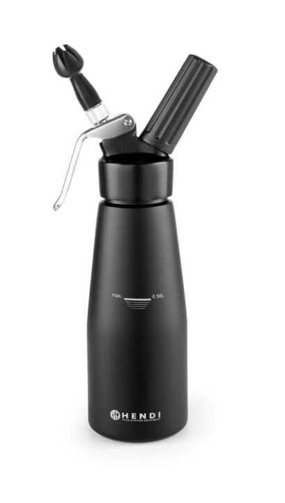 Sifão para natas preto, 0,5L, Preto, ø80x(H)260mm