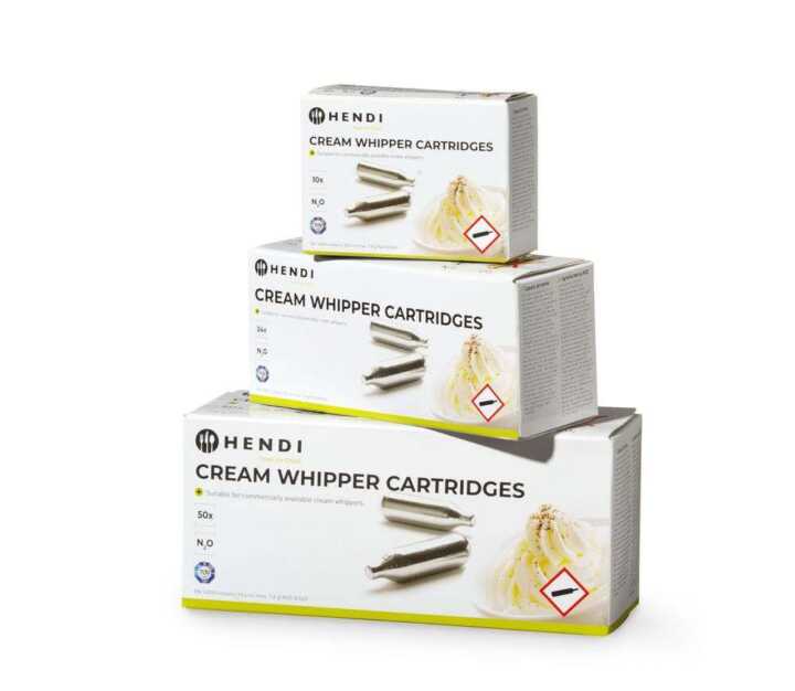 Carregadores de sifões de chantilly, 10 pcs