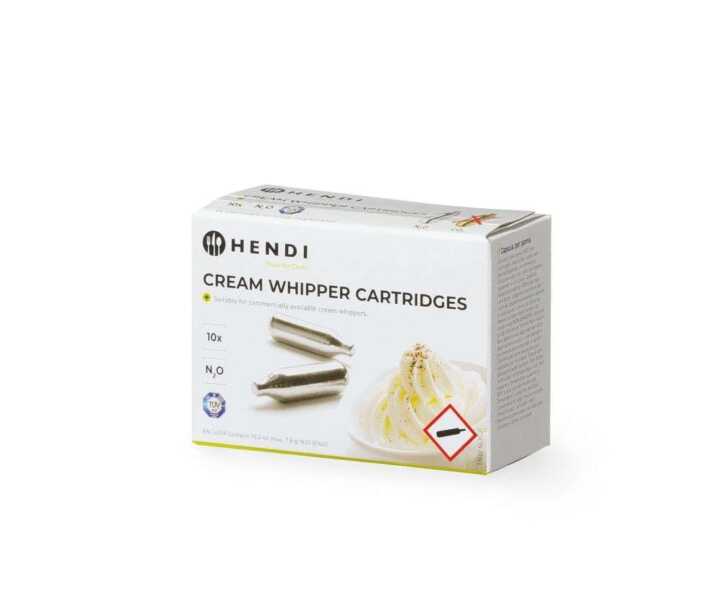 Carregadores de sifões de chantilly, 10 pcs