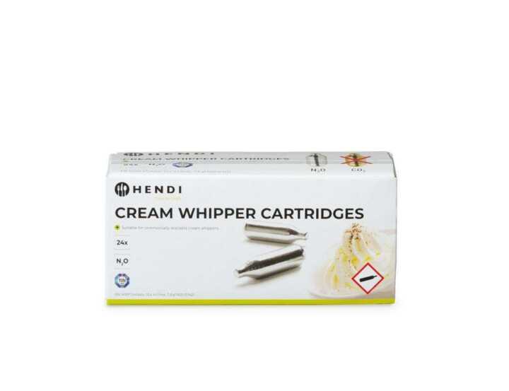 Carregadores de sifões de chantilly, 24 pcs