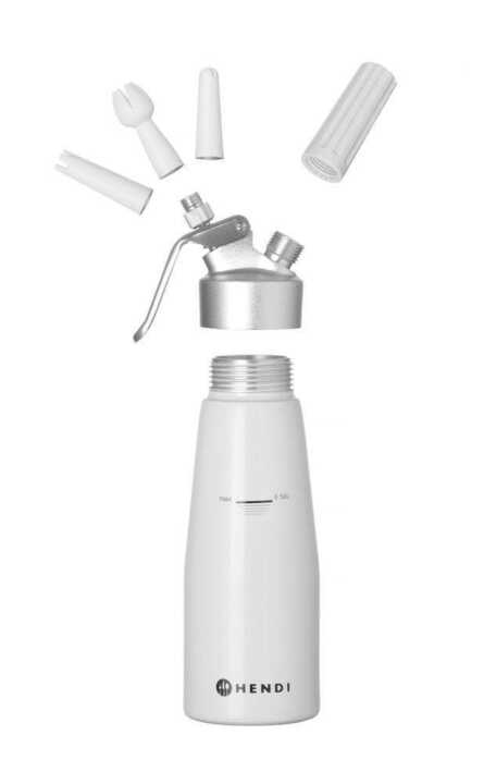 Sifão para natas 0,5L, ø80x(H)260mm