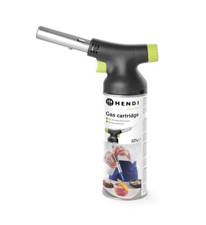 Maçarico de cozinha Jet – conjunto com cartucho, 175x68x(H)260mm