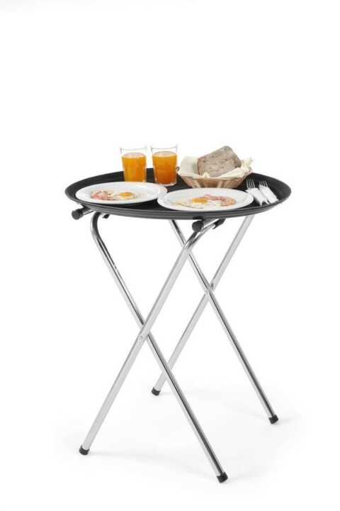 Suporte dobrável para tabuleiro, 520x410x(H)800mm