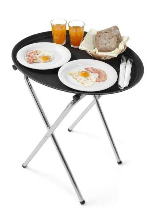 Suporte dobrável para tabuleiro, 520x410x(H)800mm