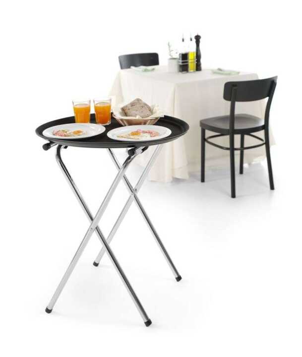 Suporte dobrável para tabuleiro, 520x410x(H)800mm