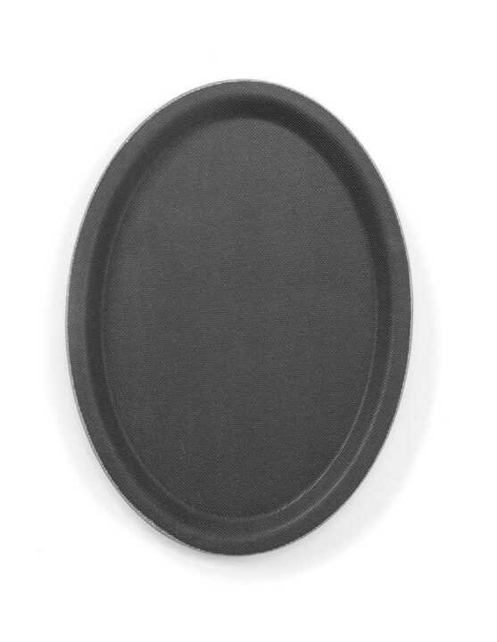 Tabuleiro para servir antiderrapante, oval, 160x230mm