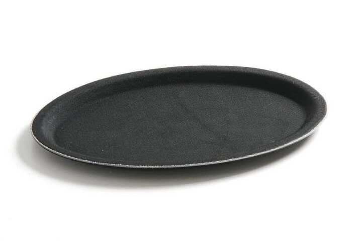 Tabuleiro para servir antiderrapante, oval, 200x265mm