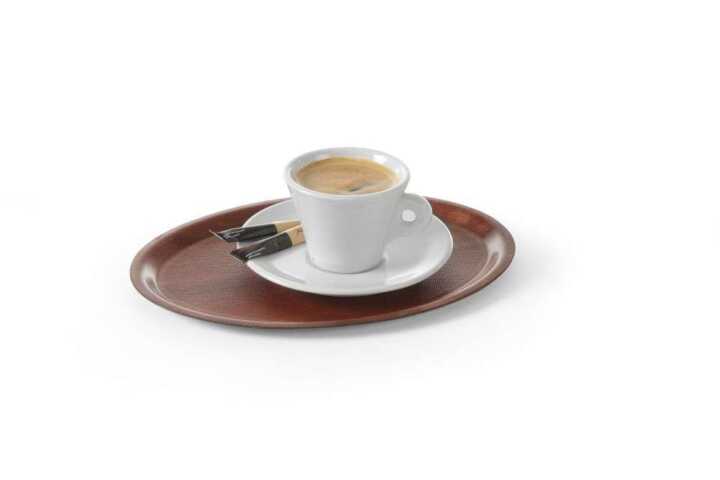 Tabuleiro de servir em madeira, Mogno, 230x160mm