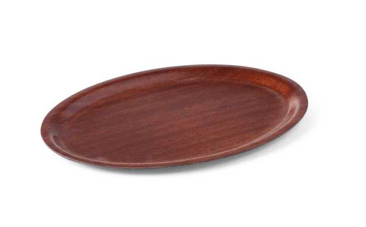 Tabuleiro de servir em madeira, Mogno, 290x210mm