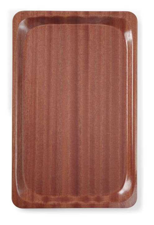 Tabuleiro de servir em madeira, GN 1/1, Mogno, 325x530mm