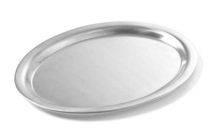 Tabuleiro para café oval, 285x220mm