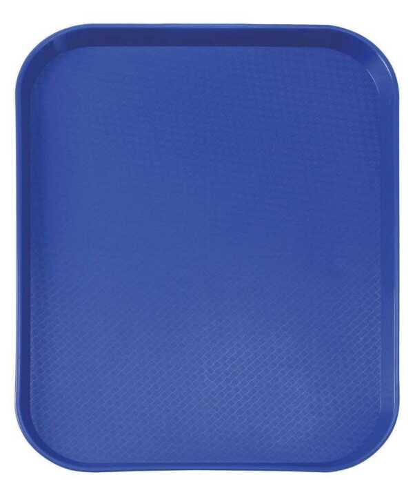 Tabuleiros para fast food pequenos, Azul, 265x345x(H)20mm