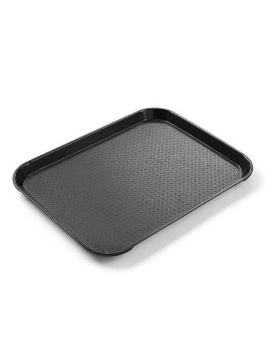 Tabuleiros para fast food pequenos, Preto, 265x345x(H)20mm