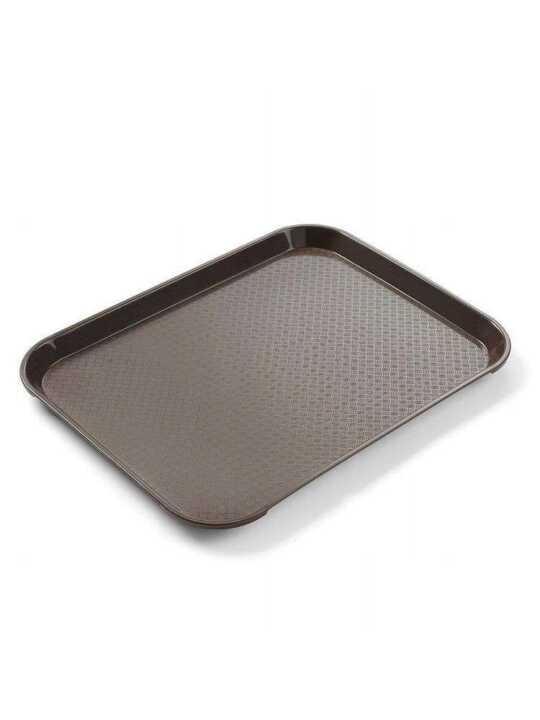 Tabuleiros para fast food pequenos, Castanho, 265x345x(H)20mm