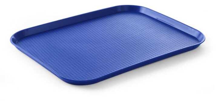 Tabuleiros para fast food grandes, Azul, 350x450x(H)20mm