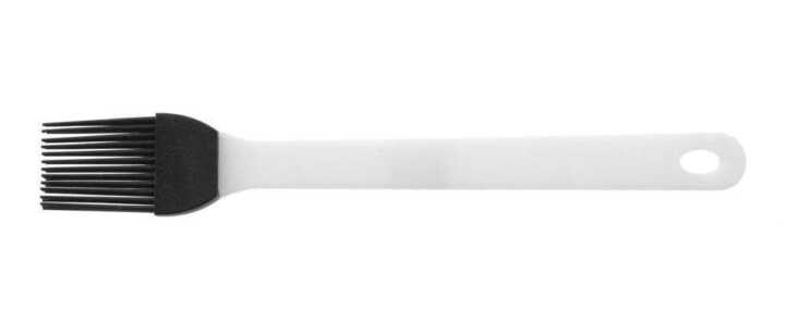 Pincel para manteiga e gordura liso em silicone, 220x32mm