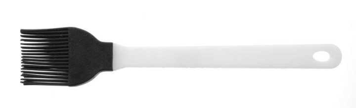 Pincel para manteiga e gordura liso em silicone, 230x45mm