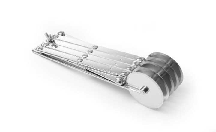 Cortador de massa com 5 rodas, 222x56x(H)55mm