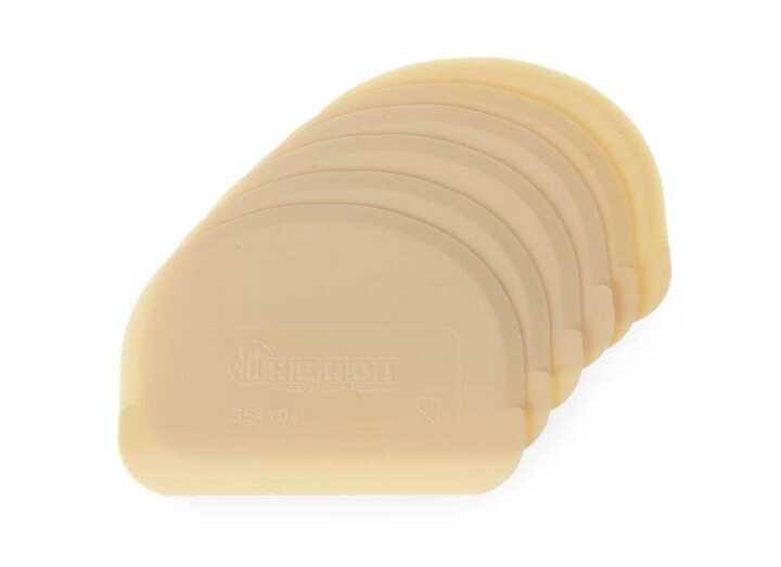 Raspador de massa flexível - 6 unidades, 6 pcs. , 120x88mm