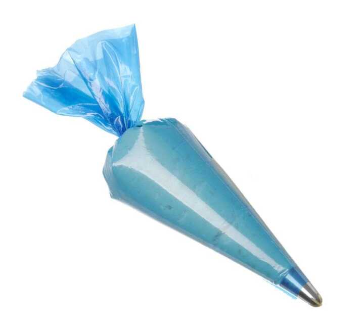 Saco de pasteleiro antiderrapante - 100 unidades, Azul, 100 pcs. , 515x280mm