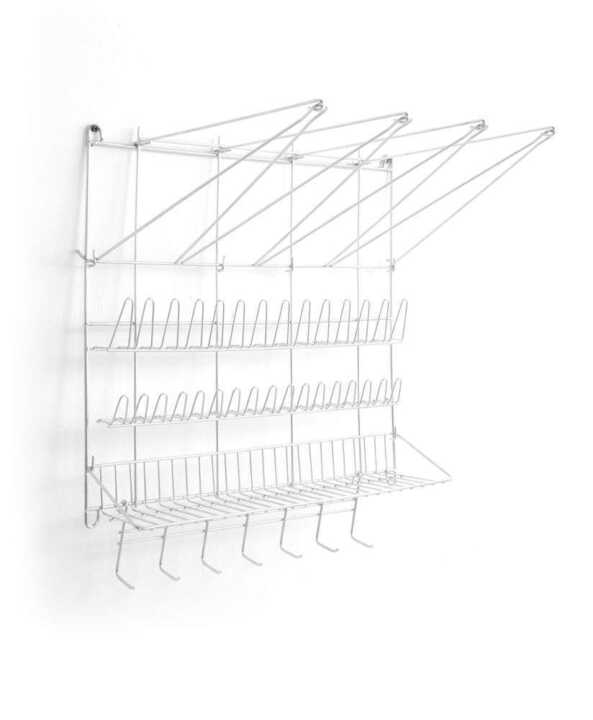 Estante de parede para sacos de pasteleiro, 500x360x(H)560mm