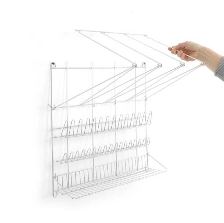 Estante de parede para sacos de pasteleiro, 500x360x(H)560mm