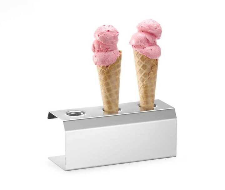 Suporte para cones de gelado, 200x95x(H)85mm