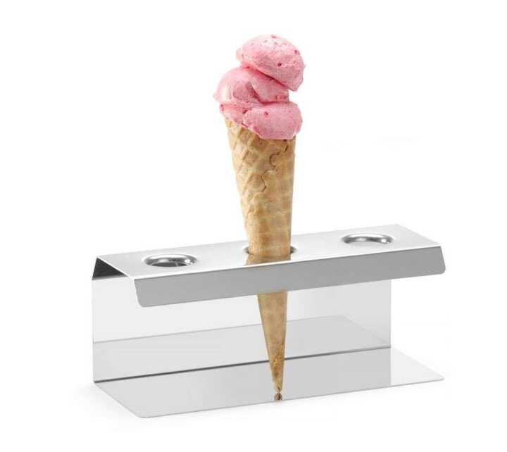 Suporte para cones de gelado, 200x95x(H)85mm