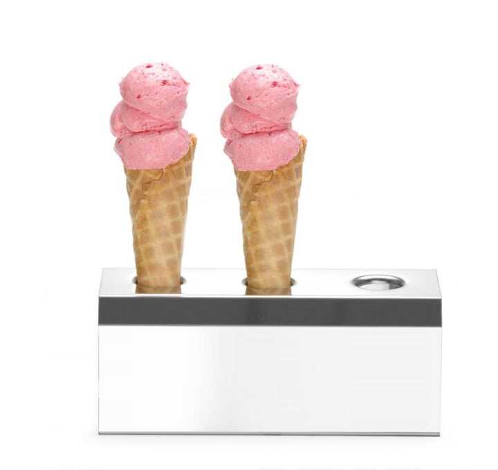 Suporte para cones de gelado, 200x95x(H)85mm