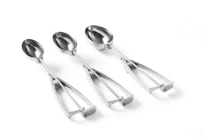 Colher oval de gelado 1/20, 70x52mm