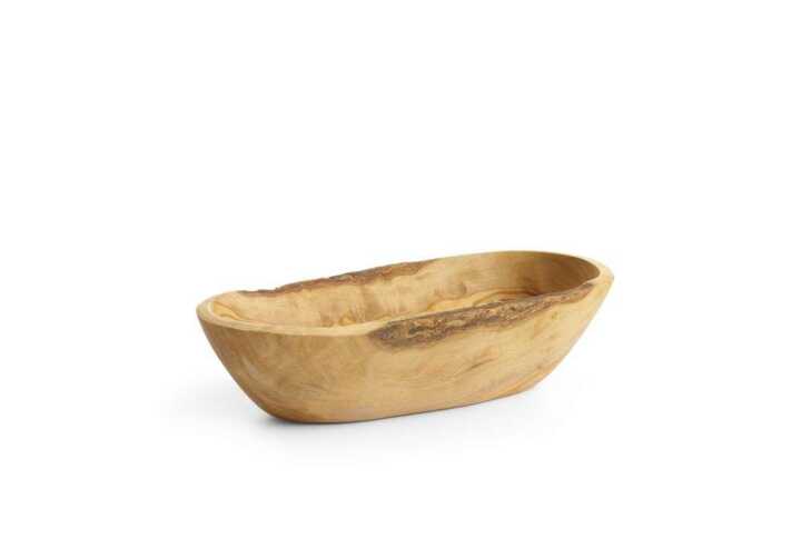 Taça de oliveira retangular, 205x95x(H)50mm