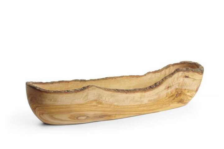Taça de oliveira retangular, 300x95x(H)60mm