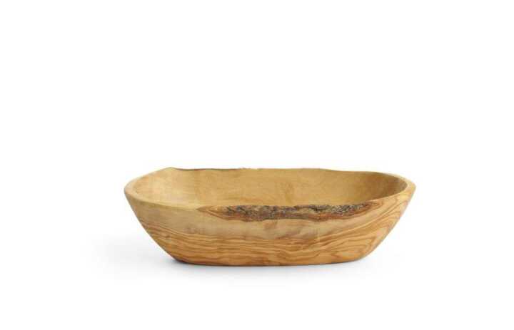 Taça de oliveira retangular, 205x95x(H)50mm