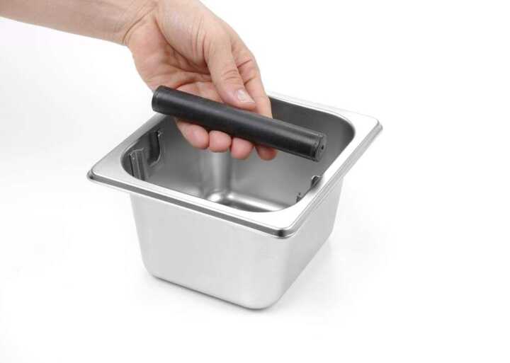 Caixa para borras de café, GN 1/6, 176x162x(H)100mm