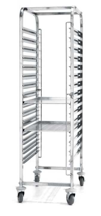Carrinho para tabuleiros 15 – 600 x 400, 515x680x(H)1710mm